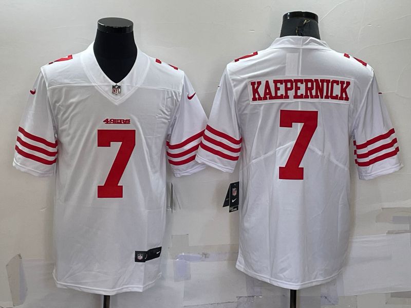 Men San Francisco 49ers #7 Kaepernick White New 2022 Nike Limited Vapor Untouchable NFL Jersey->san francisco 49ers->NFL Jersey
